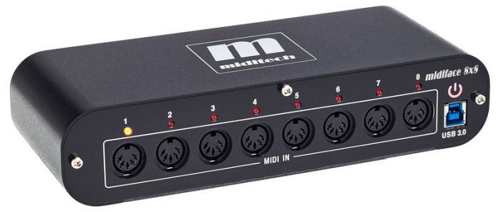 MIDITECH Interfejs MIDI/USB MIDIFACE 8x8